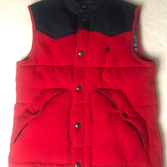 Polo Ralph Lauren Other - Polo by Ralph Lauren red puffer vest